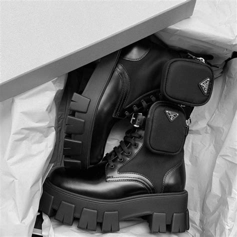 fake prada combat boots|thigh high prada boots.